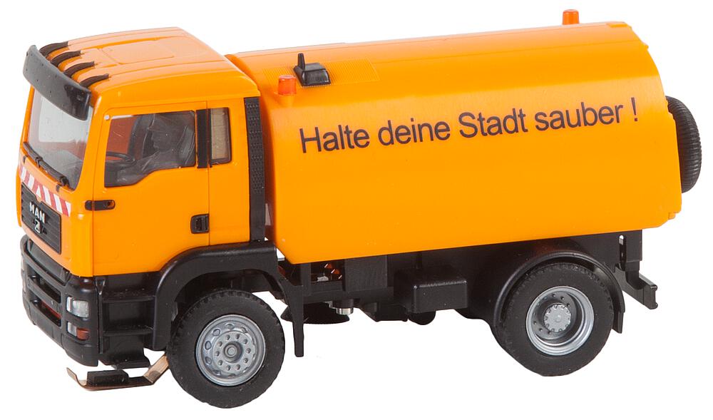 Autocarro MAN TGA Spazzatrice stradale (HERPA) Scala H0 DS Modellismo Autocarro MAN TGA Spazzatrice scala H0