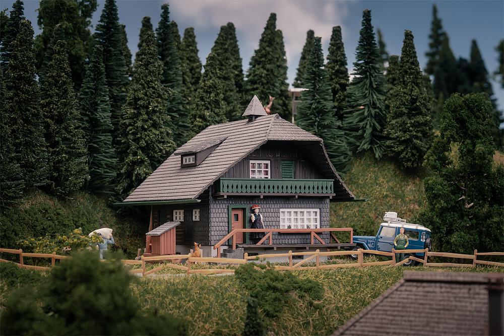 Casa della Foresta Nera con figura - Modello Commemorativo Scala H0 DS Modellismo Casa della Foresta Nera figura scala H0