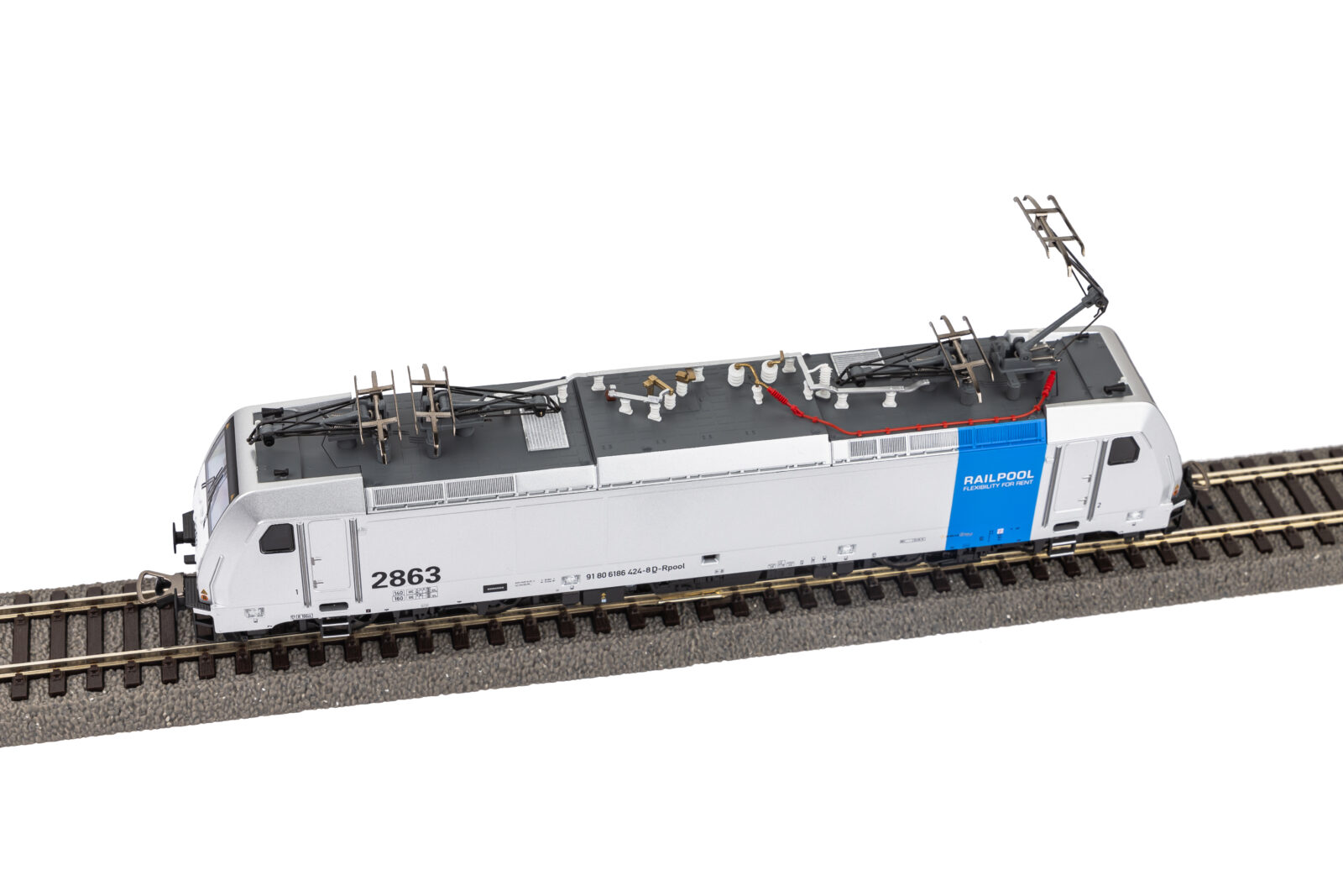 Locomotiva Elettrica BR 186 Railpool Epoca VI Scala H0 DS Modellismo Locomotiva Elettrica BR 186 scala H0