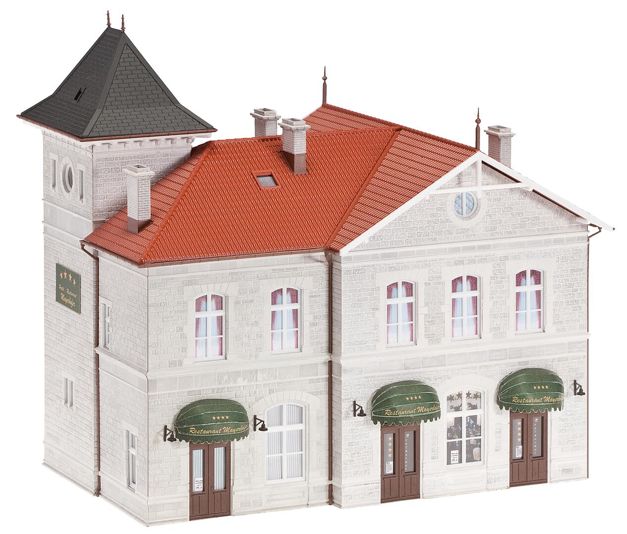 Hotel con Ristorante Gourmet Scala H0 DS Modellismo Hotel Ristorante Gourmet scala H0 Faller
