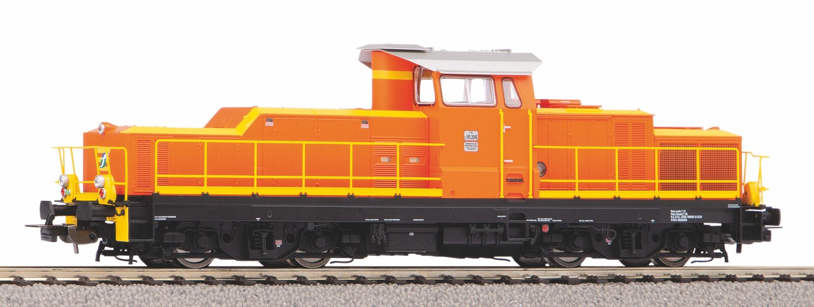 Locomotiva Diesel/Sound D.145.2046 R.G. B.U.L. STAB. RIMINI O.M.R. MESSINA FS Epoca V Scala H0 DS Modellismo Locomotiva Diesel/Sound D.145.2046 scala H0