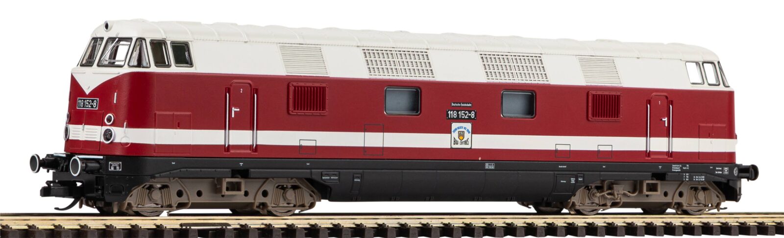 Locomotiva Diesel BR 118 FDJ DR Epoca IV, 4 assi Scala TT DS Modellismo Locomotiva Diesel BR 118 FDJ DR scala TT