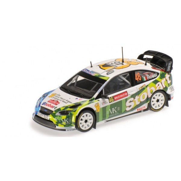 Ford Focus Rally Stobart Valentino Rossi Rally Wales 2008 DS Modellismo Ford Focus Rally Stobart Valentino Rossi Rally Wales 2008