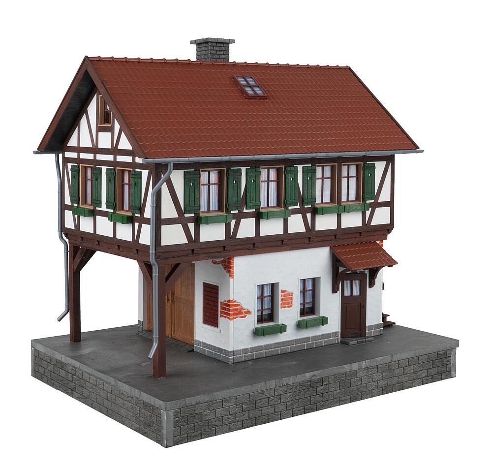 Mulino ad acqua con struttura a graticcio Scala G DS Modellismo Mulino ad acqua struttura scala G