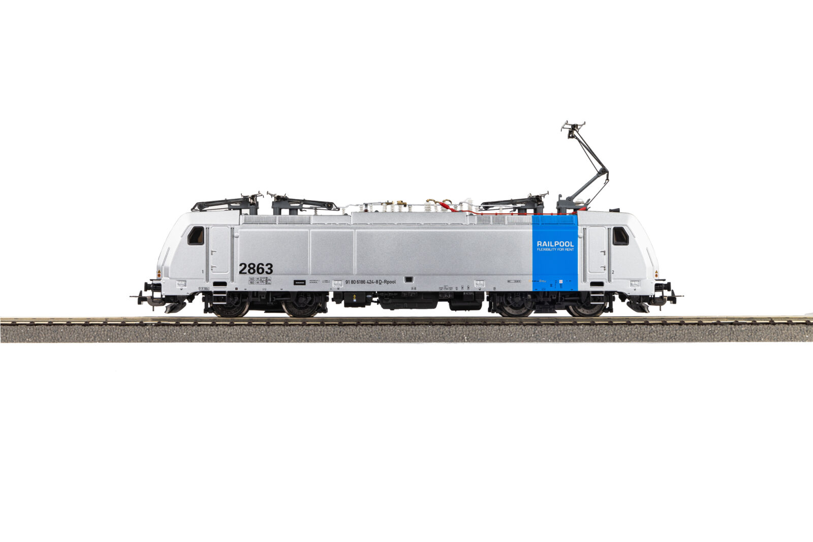 Locomotiva Elettrica / Sound BR 186 Railpool Epoca VI - Versione C.A. Scala H0 DS Modellismo Locomotiva Elettrica / Sound BR 186 scala H0