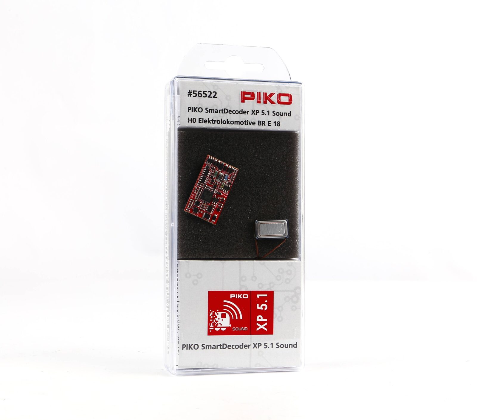PIKO SmartDecoder XP 5.1 S BR E18 PluX22 con altoparlante Scala H0 DS Modellismo PIKO SmartDecoder XP 5.1 S BR E18 scala H0