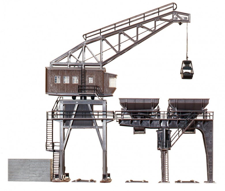 Grande Deposito di rifornimento carbone Scala H0 DS Modellismo Grande Deposito di rifornimento scala H0