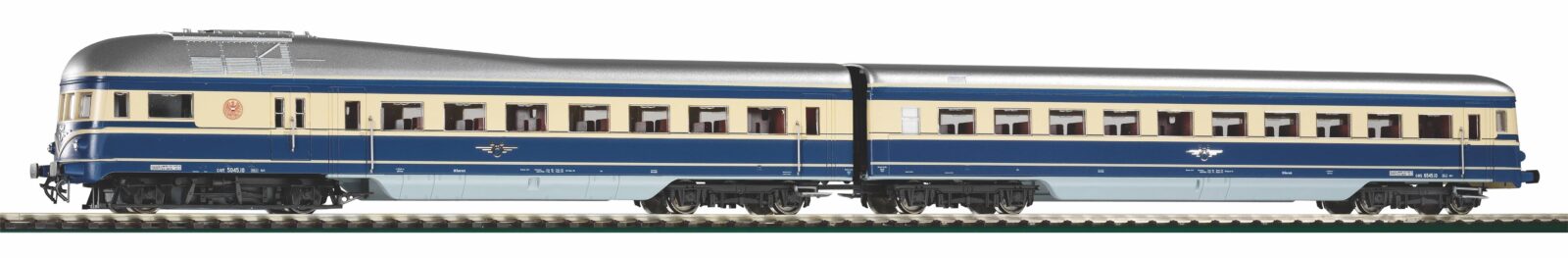 Automotrice Diesel serie 5045 „Blauer Blitz” (Lampo Blu) ÖBB Epoca III Scala H0 DS Modellismo Automotrice Diesel serie 5045 scala H0