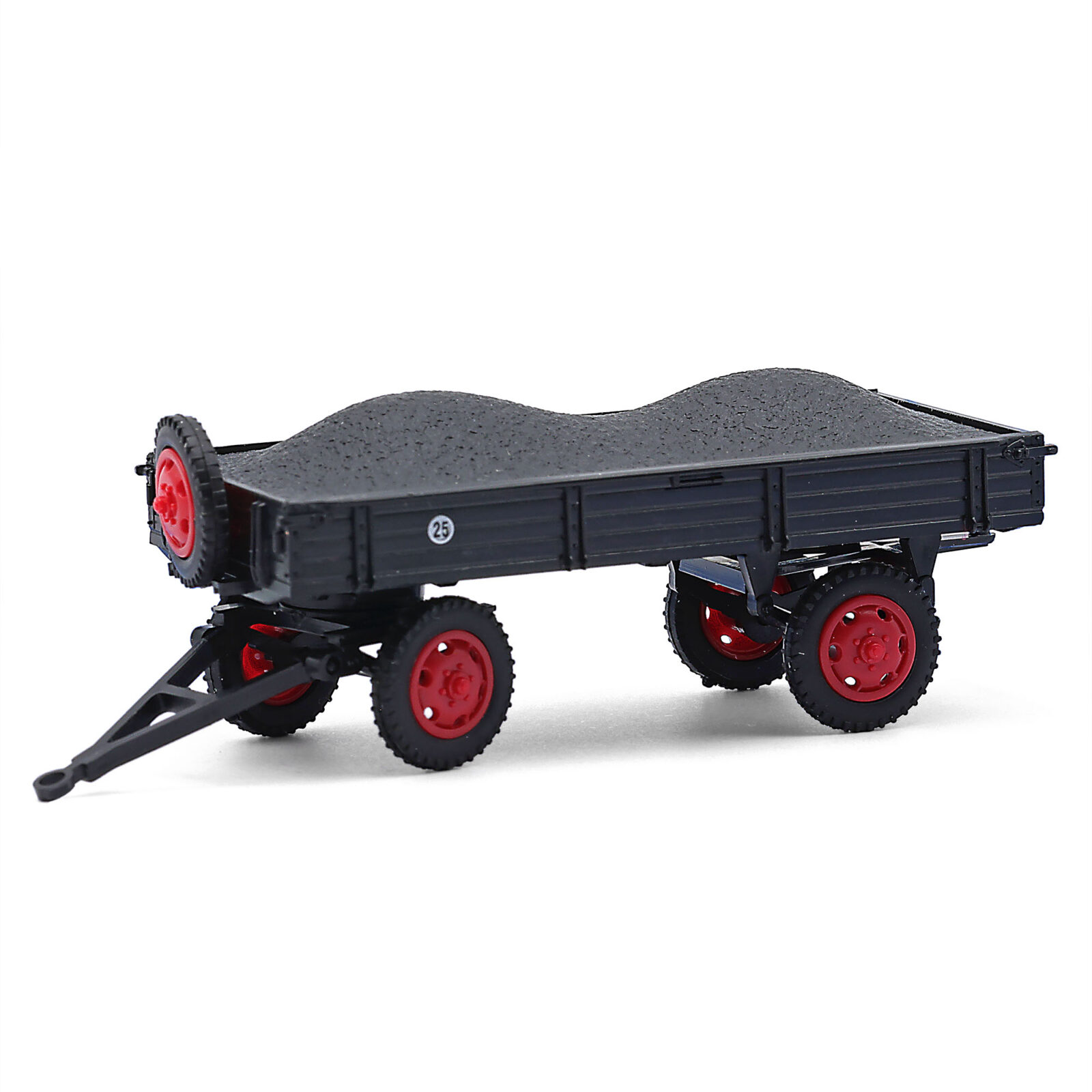 Rimorchio T4 con Carico di Carbone Scala H0 DS Modellismo Rimorchio T4 Carico di Carbone scala H0