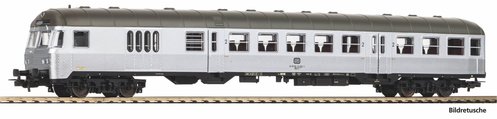Carrozza Pilota "Silberling" 2^ classe DB "Karlsruher Kopf" Epoca IV Scala H0 DS Modellismo Carrozza Pilota "Silberling" 2^ scala H0
