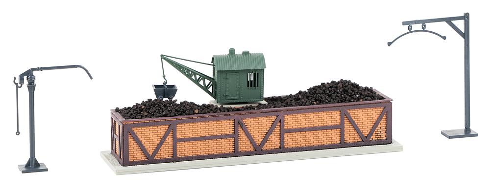 Stazione di rifornimento carbone Scala H0 DS Modellismo Stazione di rifornimento carbone scala H0