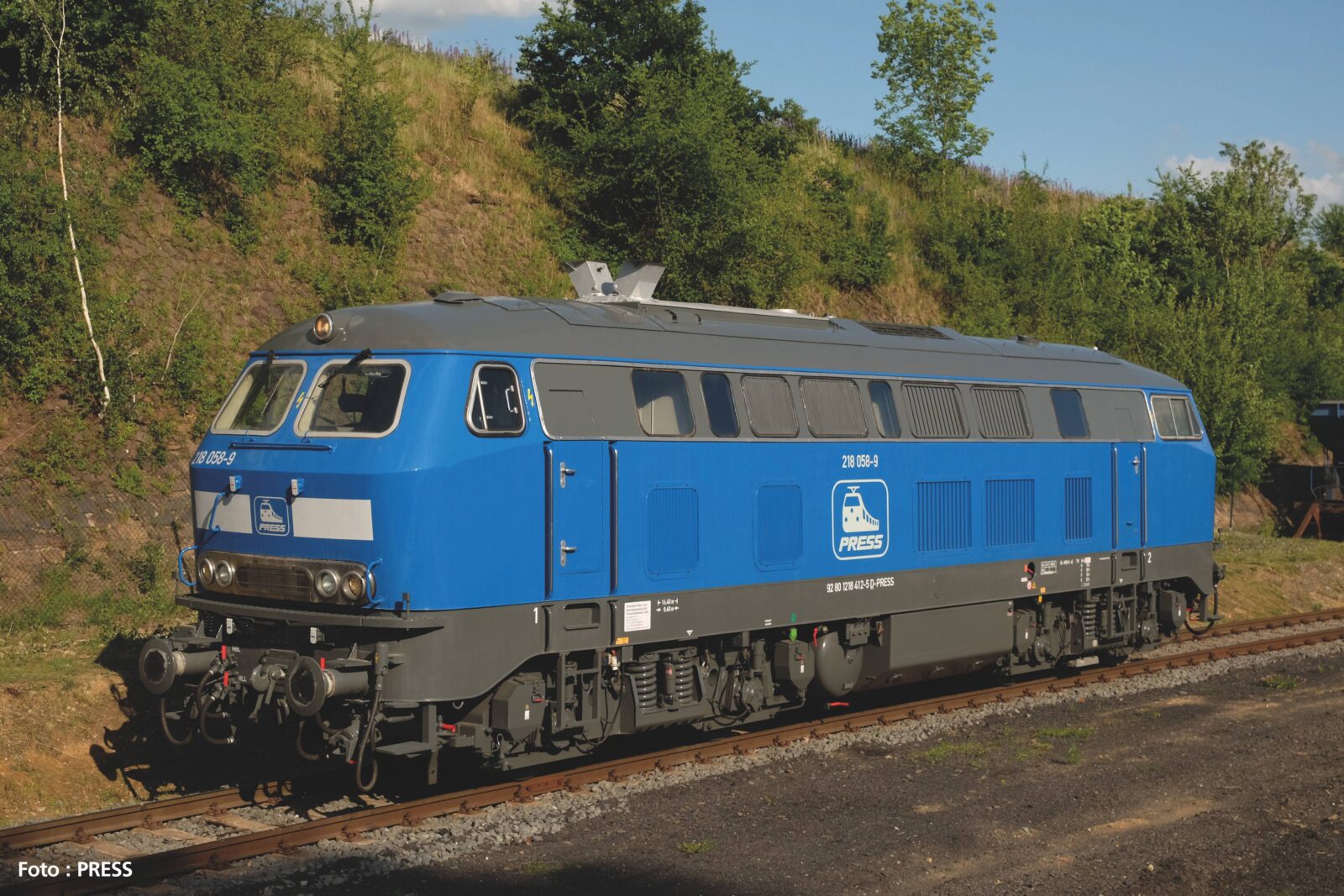 Locomotiva Diesel BR 218 "Press" Epoca VI Scala G DS Modellismo Locomotiva Diesel BR 218 "Press" scala G