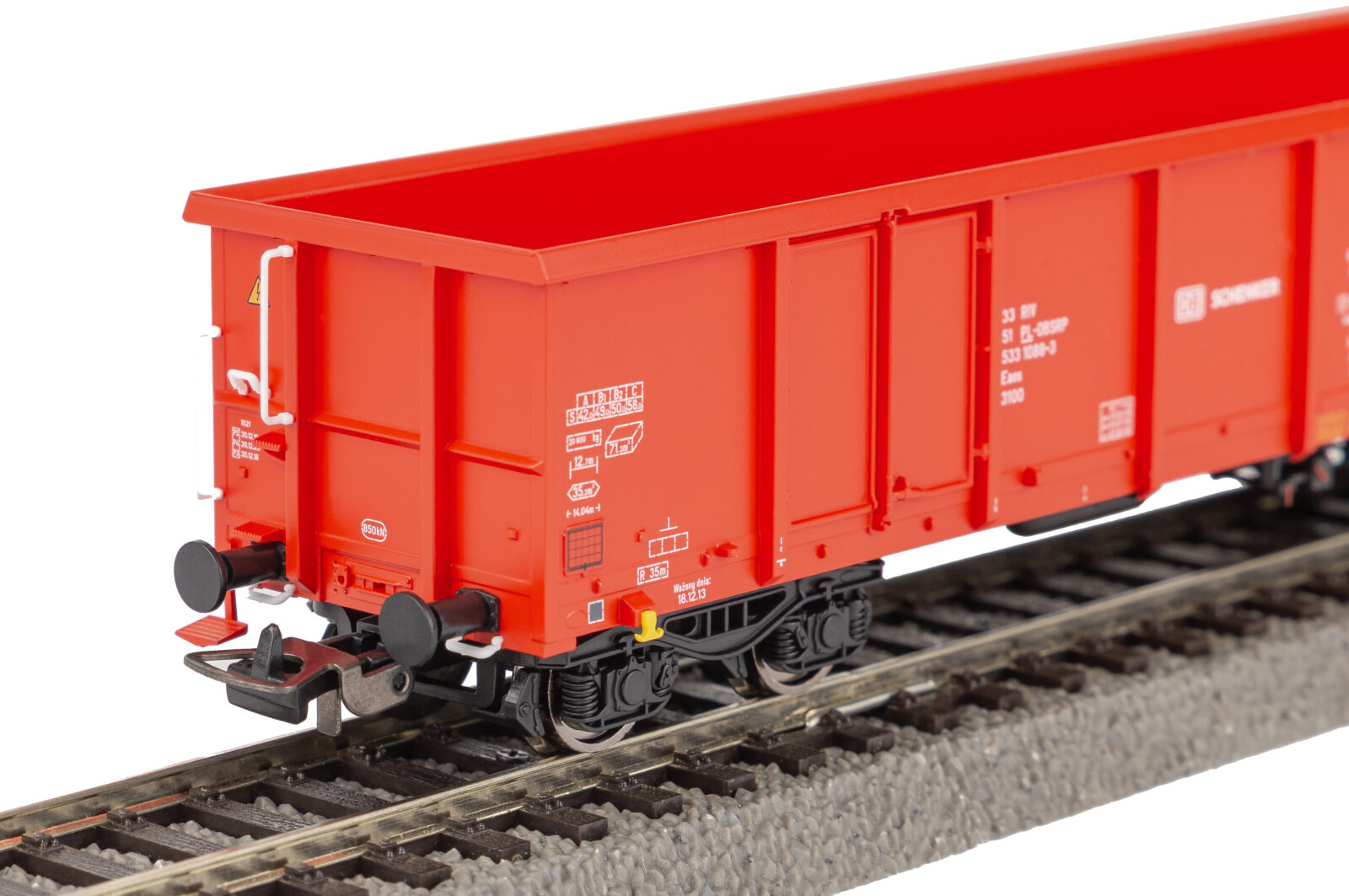 Set 2 Carri Merci aperti Eaos DB Schenker Rail Polska VI Scala H0 DS Modellismo Set 2 Carri Merci aperti Eaos DB scala H0