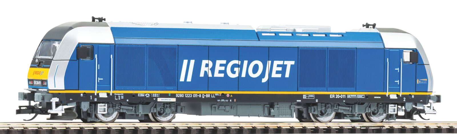 Locomotiva Diesel BR 223 Regiojet Epoca VI Scala TT DS Modellismo Locomotiva Diesel BR 223 Regiojet scala TT