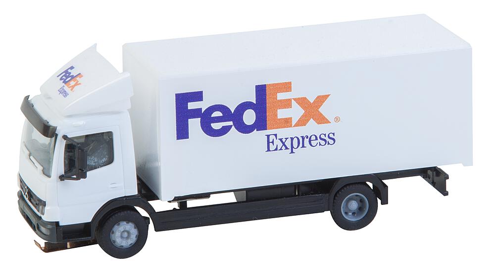 Car System Start-Set Autocarro MB Atego FedEx Scala H0 DS Modellismo Car System Start-Set Autocarro MB scala H0