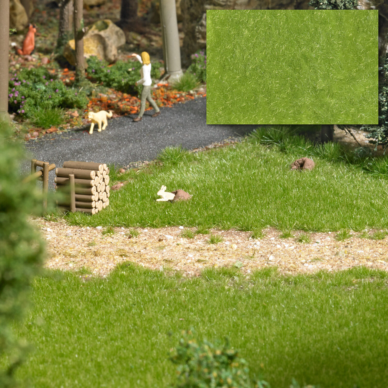 Fibre di erba, 2 mm, primavera DS Modellismo Fibre di erba, primavera Busch