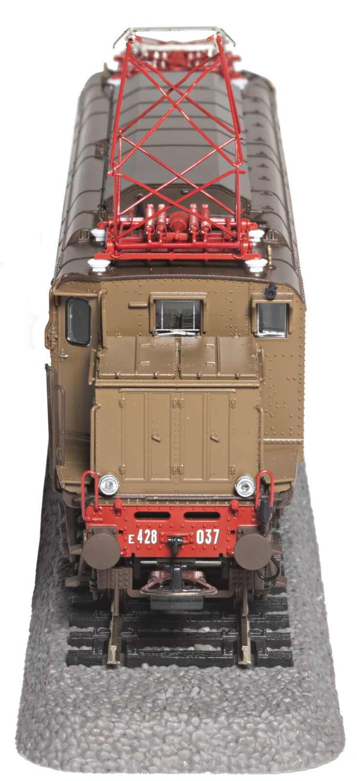 Locomotiva Elettrica E.428.037 FS di Prima Serie con Prese d'Aria Basse (Esclusiva eMMemodels) Scala H0 DS Modellismo Locomotiva Elettrica E.428.037 FS scala H0