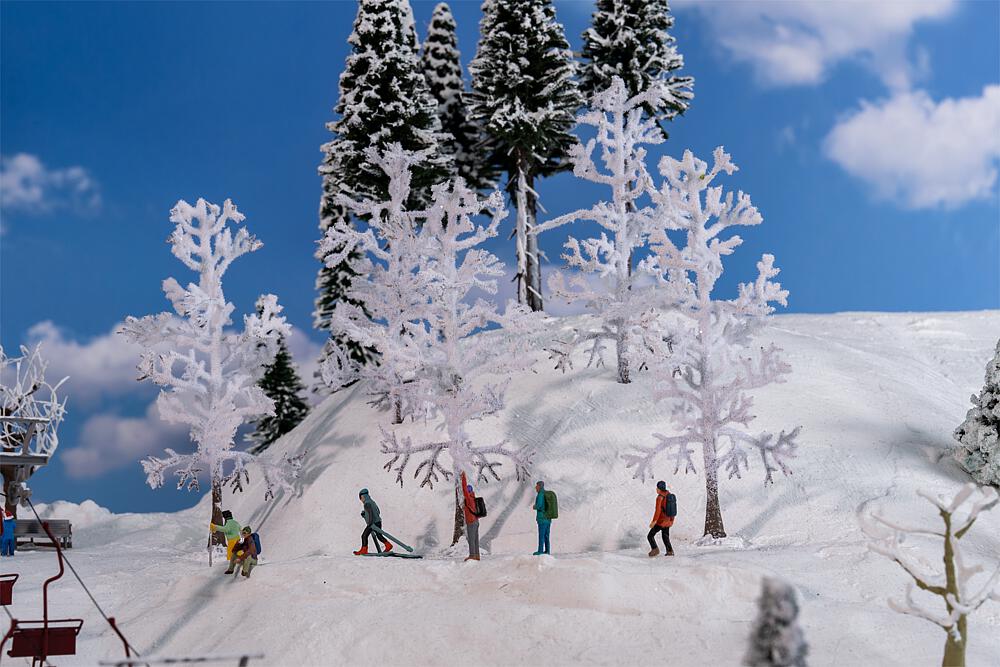 5 Alberi innevati DS Modellismo 5 Alberi innevati Faller