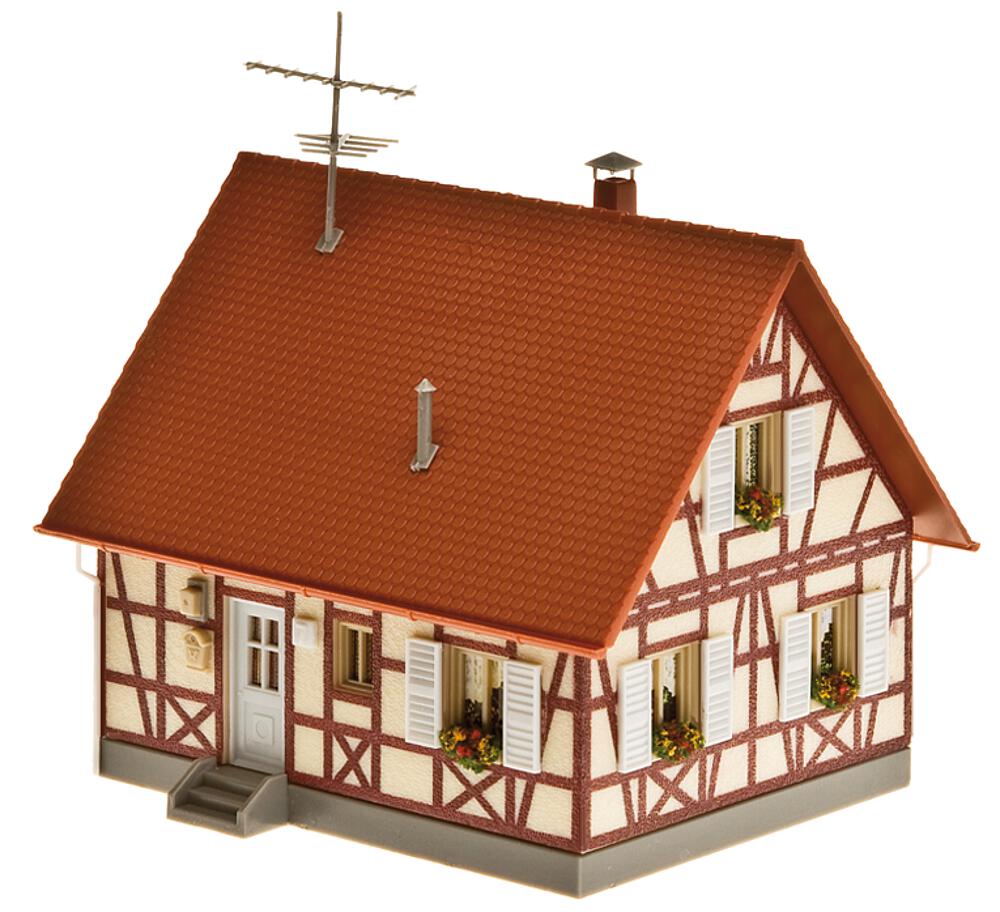 Casa monofamiliare a graticcio Scala H0 DS Modellismo Casa monofamiliare a graticcio scala H0