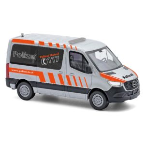 MB Sprinter Polizia svizzera scala H0 Busch