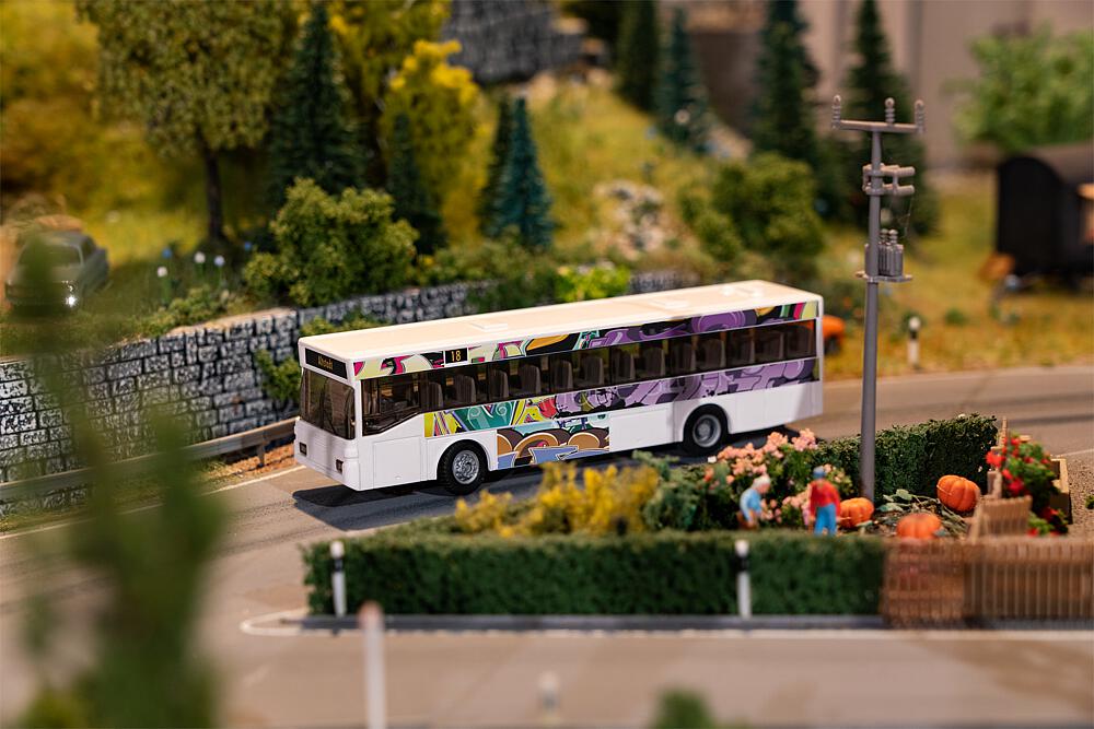 Car System Start-Set Bus MB O405 incl. adesivi decorativi Scala H0 DS Modellismo Car System Start-Set Bus MB O405 scala H0