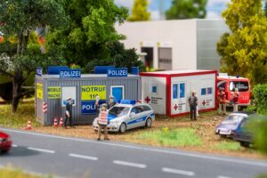 Polizia e DRK Container per ufficio scala H0