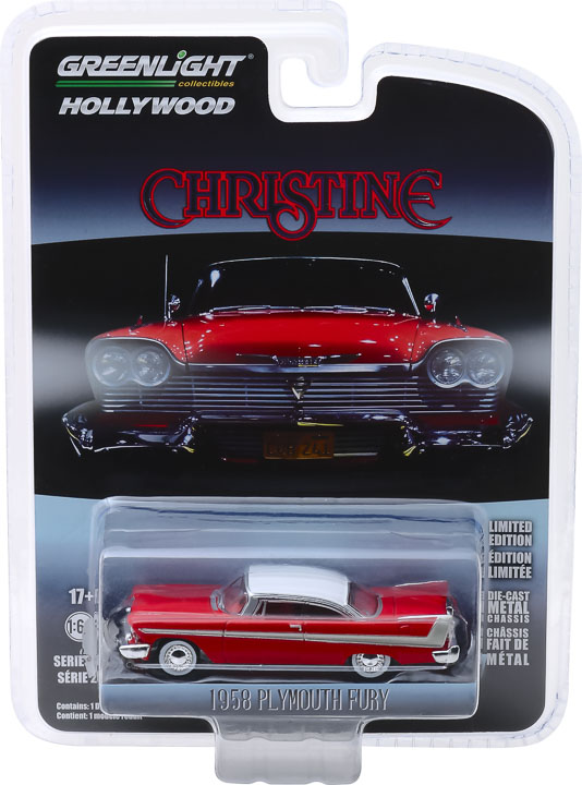 Christine (1983) - 1958 Plymouth Fury DS Modellismo Christine 1958 Plymouth Fury scala 1:64