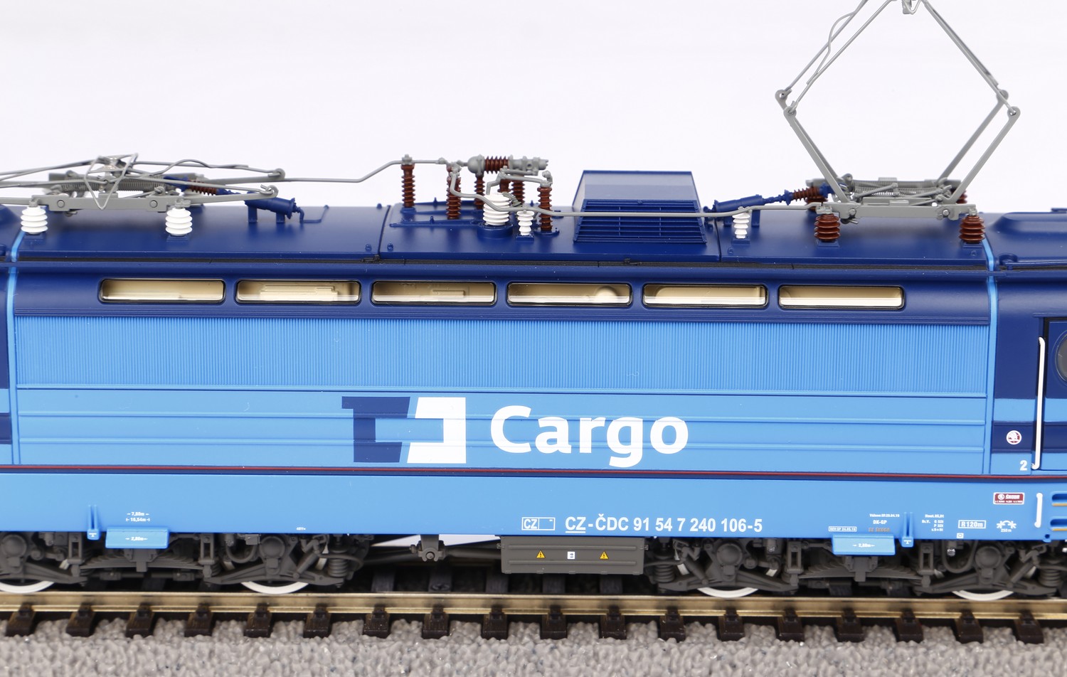 Locomotiva elettrica BR 240 CD Cargo Epoca VI Scala H0 DS Modellismo Locomotiva elettrica BR 240 CD scala H0