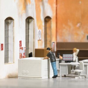 Set d'azione: Macchina laser scala H0 Busch