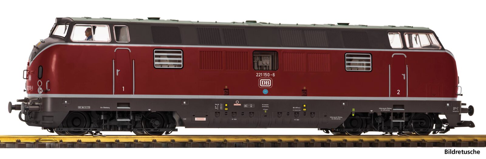 Locomotiva Diesel / Sound BR 221 DB Epoca IV Scala G DS Modellismo Locomotiva Diesel / Sound BR 221 DB scala G