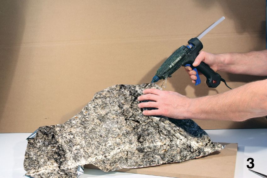Foglio di roccia granulosa granito 60x40 cm Scala H0 DS Modellismo Foglio di roccia granulosa granito scala H0