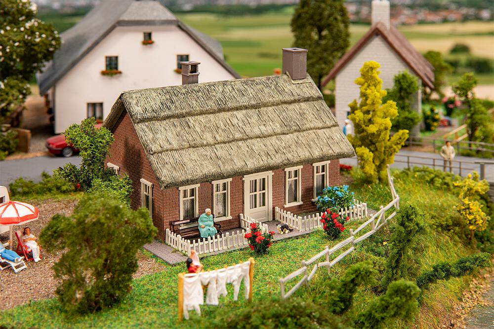 Casa di paglia della Germania del Nord Scala H0 DS Modellismo Casa di paglia della Germania scala H0