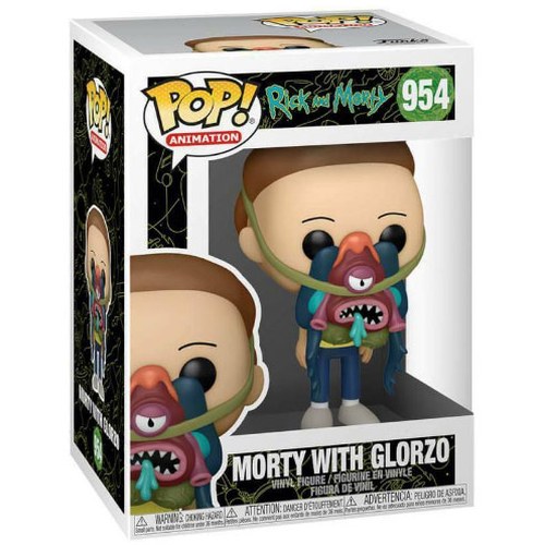 Funko POP Rick and Morty Morty w/Glorzo 954 DS Modellismo Funko POP Rick and Morty Morty w/Glorzo 954