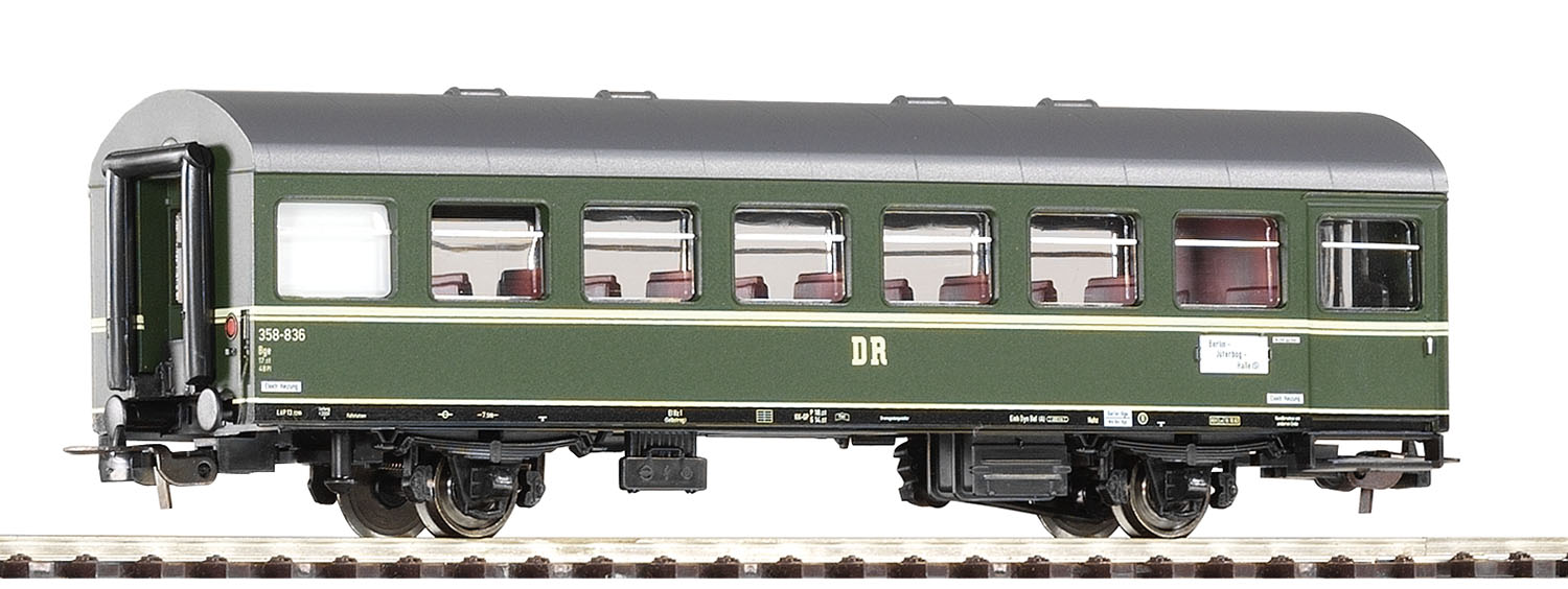 Carrozza Reko a due assi di 2° cl. Bge DR Epoca III Scala H0 DS Modellismo Carrozza Reko a due assi di 2° cl. scala H0