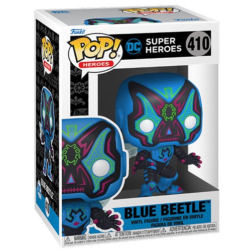 FUNKO POP Dia De Los DC Blue Beetle 410 DS Modellismo FUNKO POP Dia De Los DC Blue Beetle 410