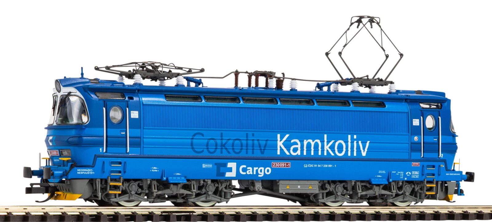 Locomotiva Elettrica "Laminatka Reihe" 230 CD "Cargo" Epoca V Scala TT DS Modellismo Locomotiva Elettrica "Laminatka scala TT