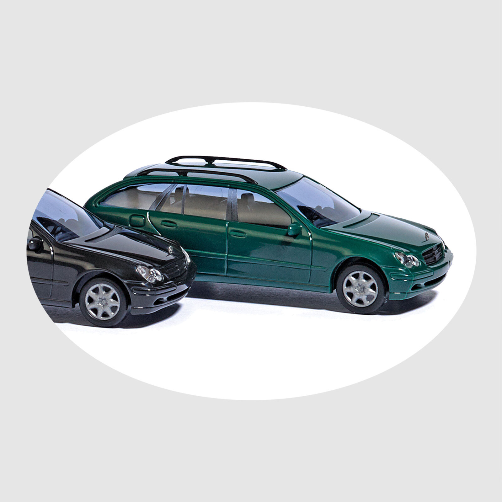 Mercedes Classe C T verde Scala H0 DS Modellismo Mercedes Classe C T verde scala H0 Busch