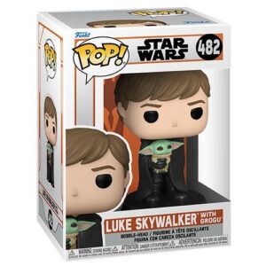 Funko POP Star Wars The Mandalorian Luke w/Grogu 482