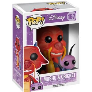 Funko POP Disney Mulan Mushu & Cricket 167