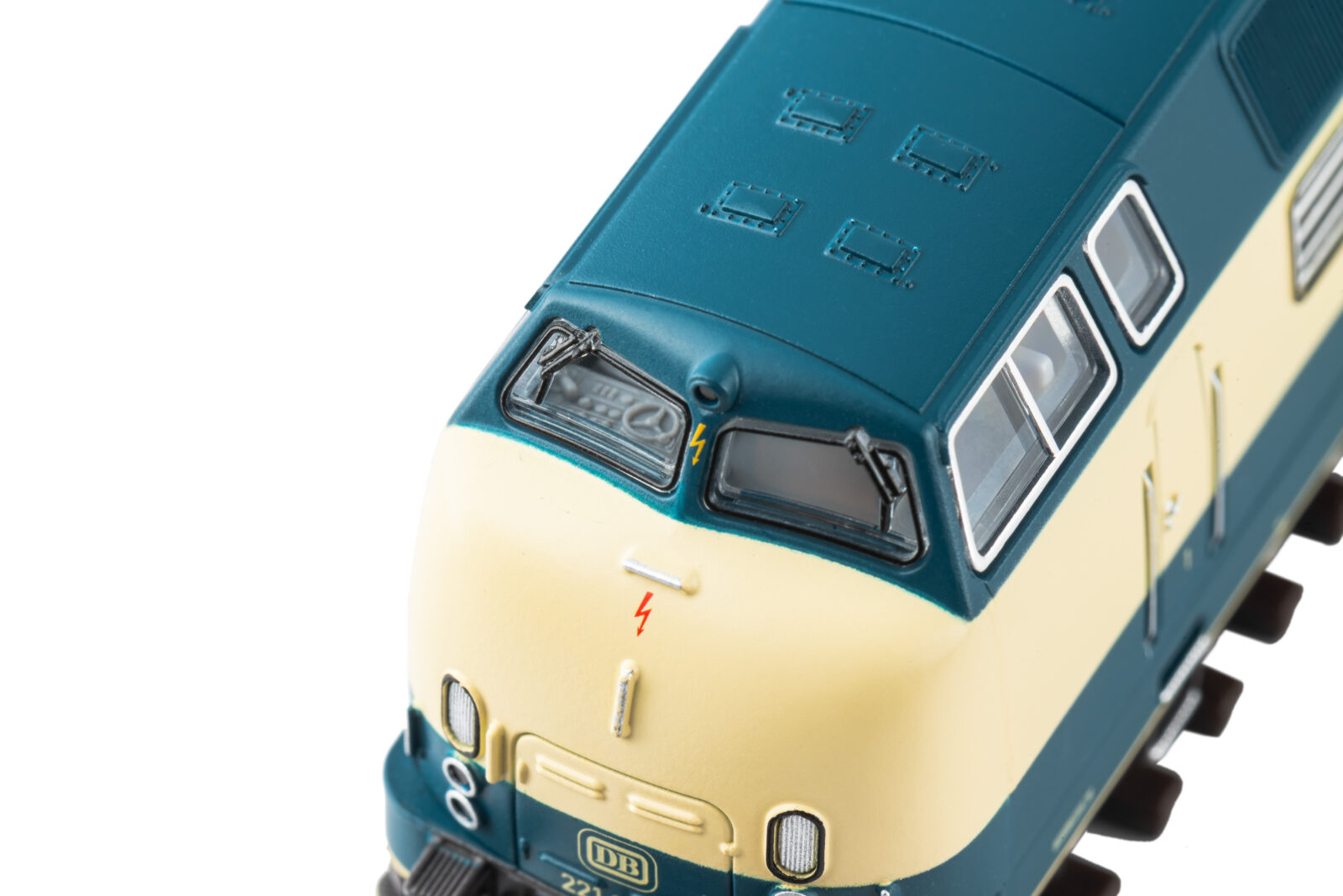 Locomotiva Diesel / Sound BR 221 blau beige DB Epoca IV Scala N DS Modellismo Locomotiva Diesel / Sound BR 221 scala N