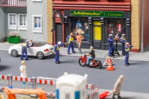Controllo del traffico scala H0 Faller