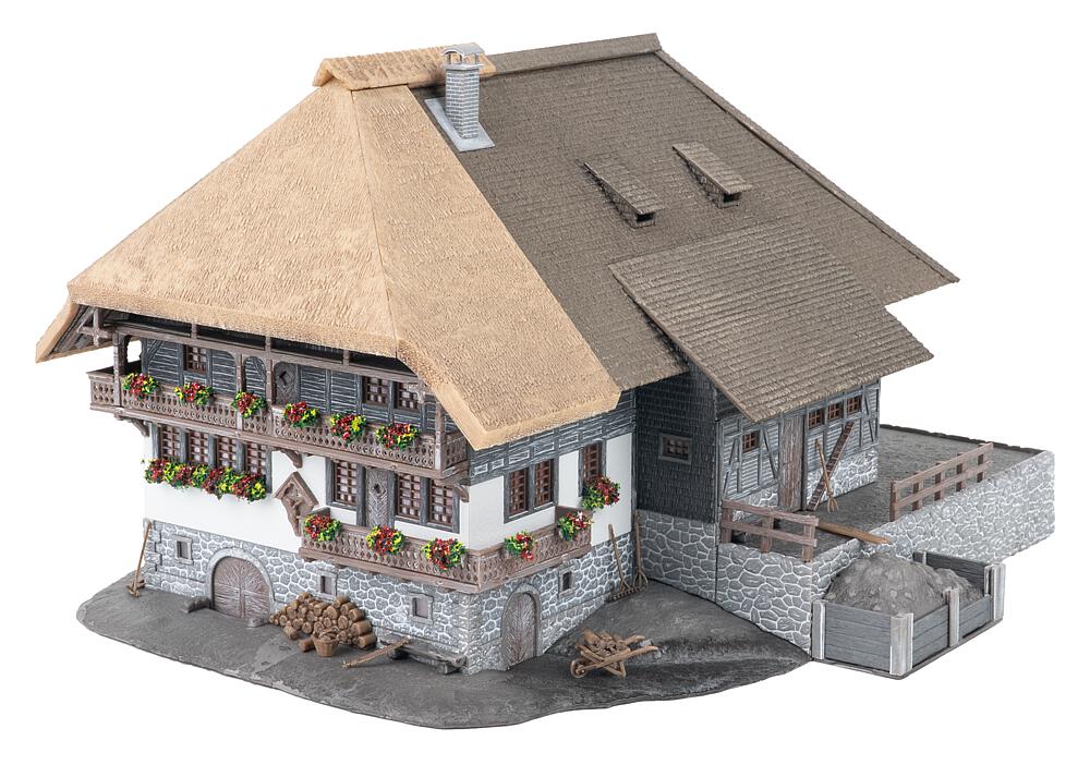Fattoria della Foresta Nera con 2 Personaggi - Modello Commemorativo Scala H0 DS Modellismo Fattoria della Foresta Nera 2 scala H0