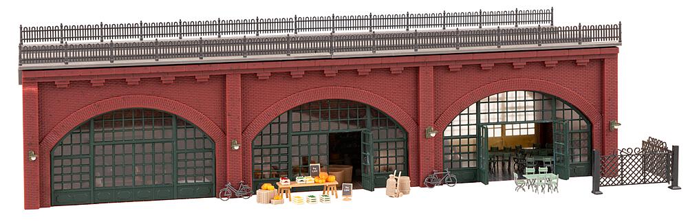 Portici con negozi e interni Scala H0 DS Modellismo Portici negozi e interni scala H0 Faller