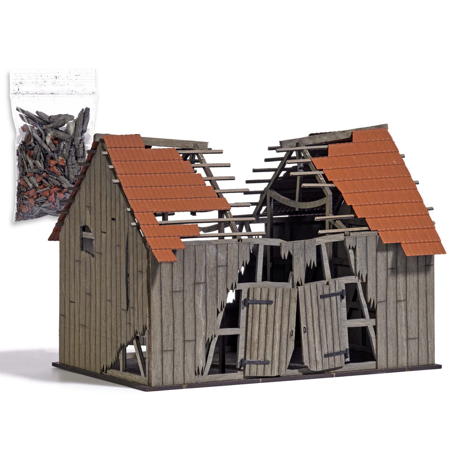 Fienile fatiscente DS Modellismo Fienile fatiscente scala 1:45 Busch