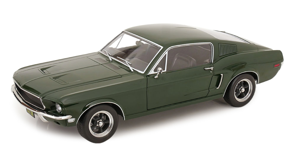 Ford Mustang GT Fastback Dark Green 1968 Bullitt Look-A-Like DS Modellismo Ford Mustang GT Fastback Dark scala 1/12