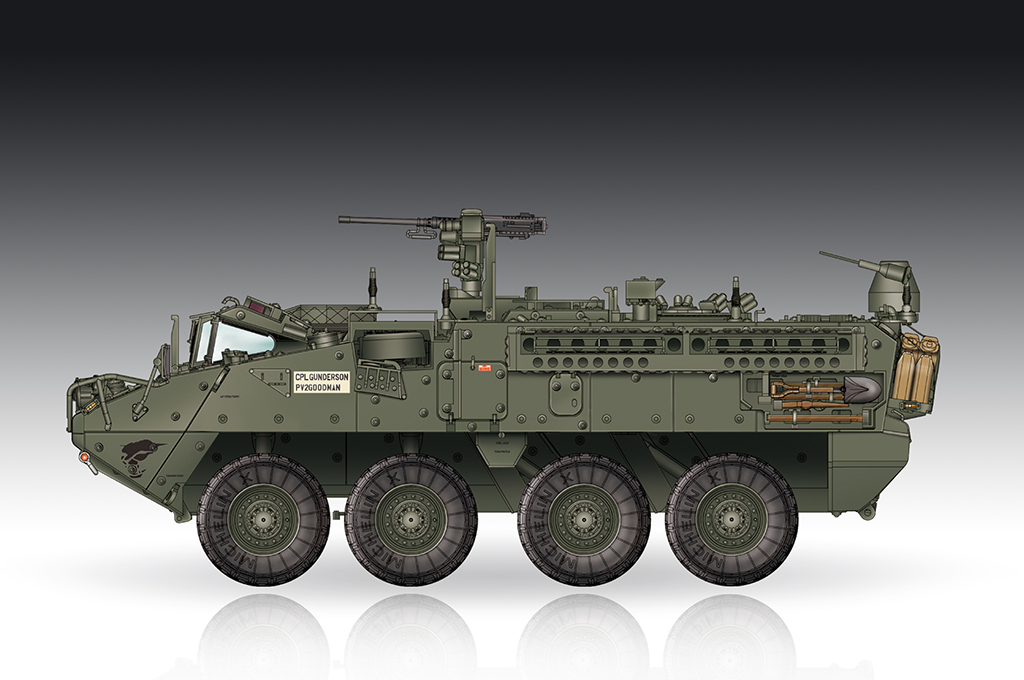 M1130 Stryker Command Vehicle DS Modellismo M1130 Stryker Command Vehicle scala 1/72