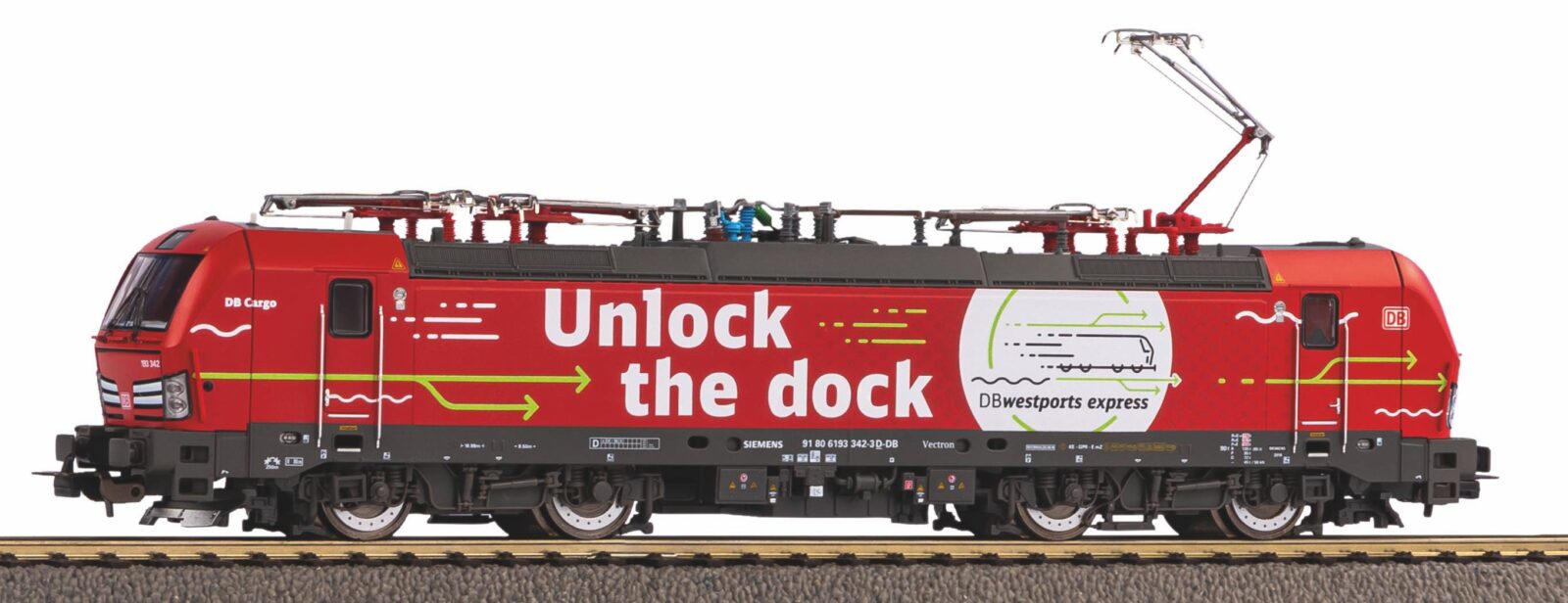 Locomotiva elettrica BR 193 342 Unlock the dock Epoca VI Scala H0 DS Modellismo Locomotiva elettrica BR 193 342 scala H0