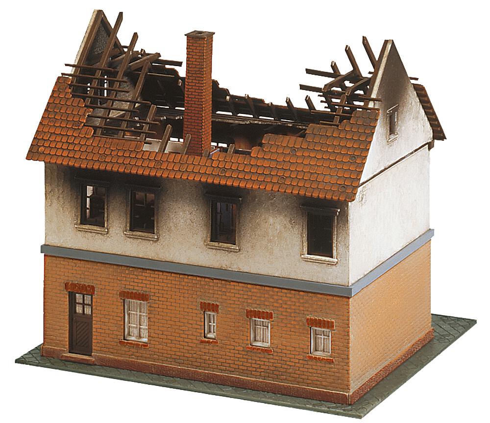 Rovine dell'incendio del Ritorante Zur Sonne Scala H0 DS Modellismo Rovine dell'incendio del Ritorante scala H0