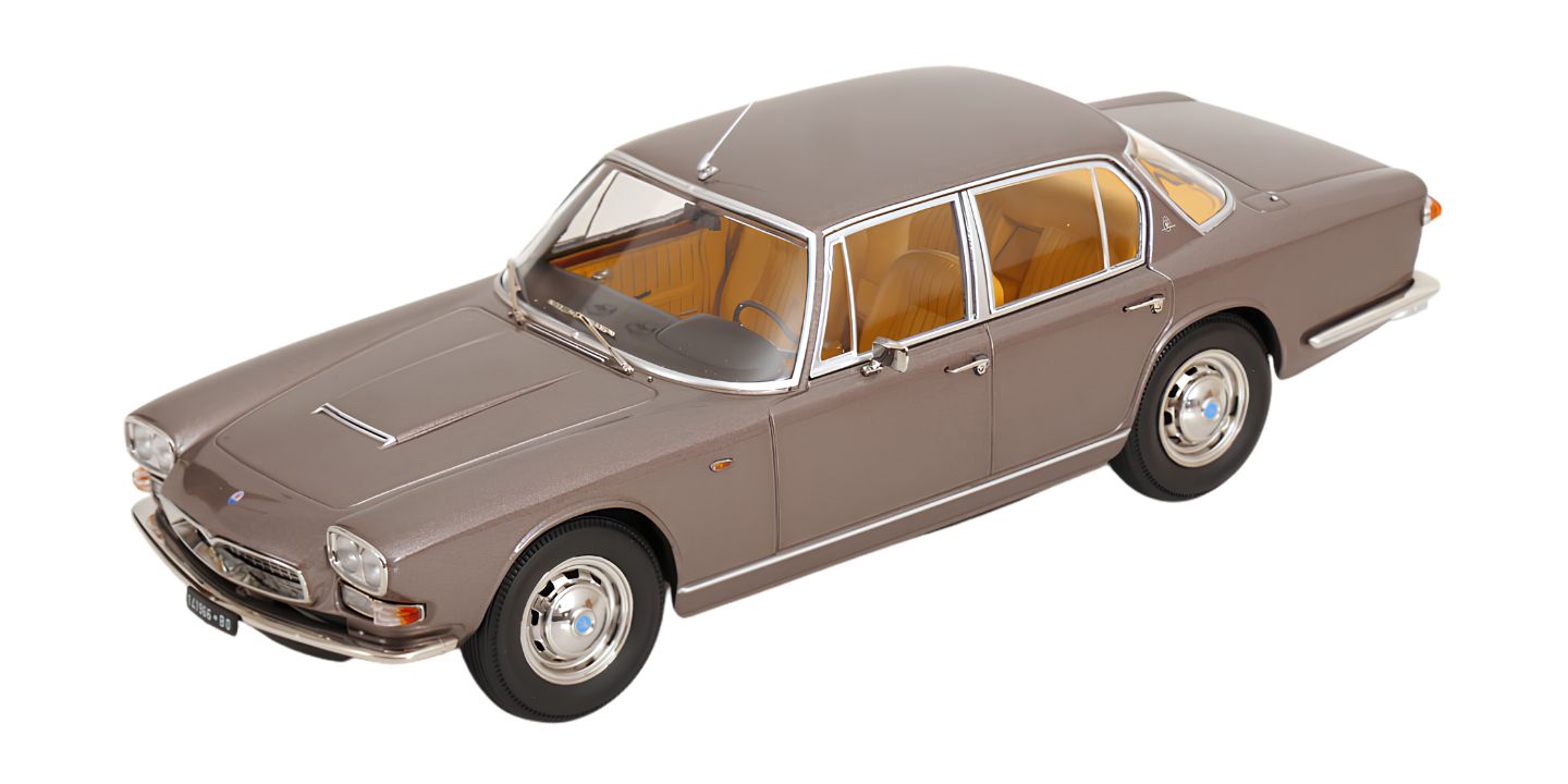 Maserati Quattroporte I Grey Metallic 1965 DS Modellismo Maserati Quattroporte I Grey scala 1/18