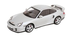 Porsche 911 (996) GT2 Silver scala 1/18